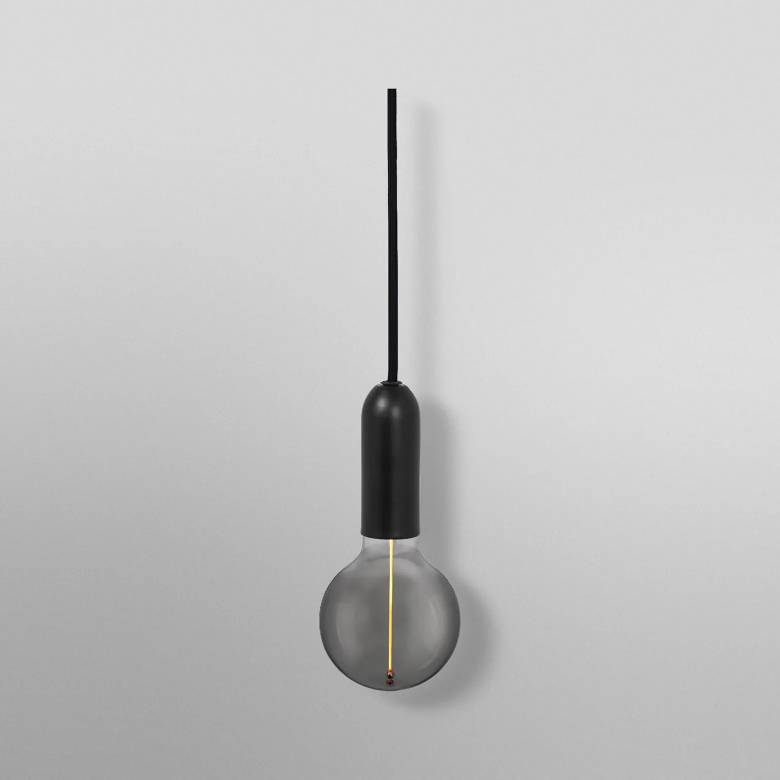 OSRAM riippuvalo VINTAGE 1906 ROUND, musta, metalli Ø 10 cm