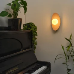 OSRAM seinävalaisin Decor Pearl, beige, huopa, G9