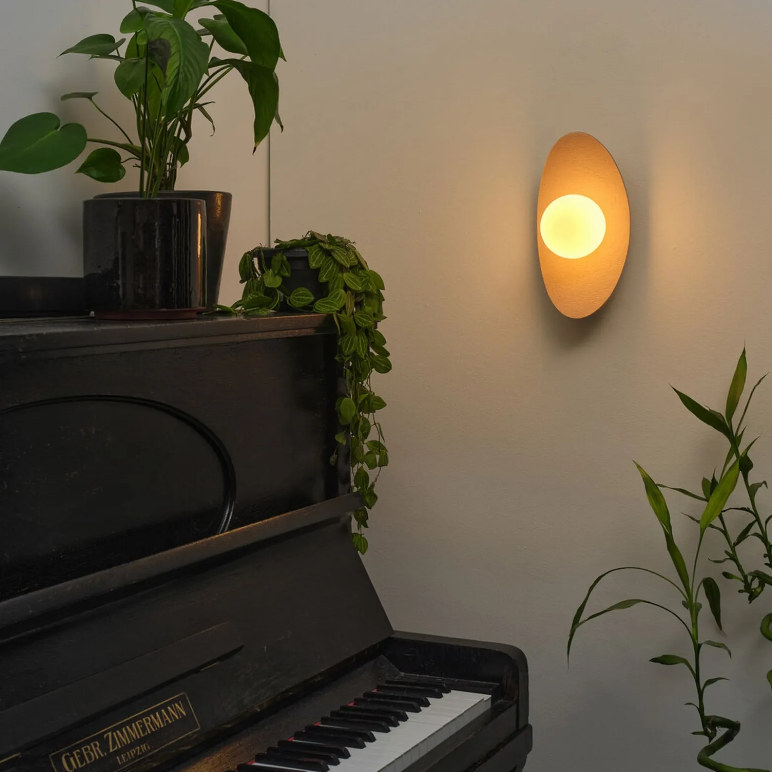 OSRAM seinävalaisin Decor Pearl, beige, huopa, G9