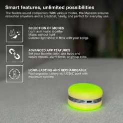 OSRAM SMART+ Bluetooth LED-kaiutin MACARON, oranssi Akku