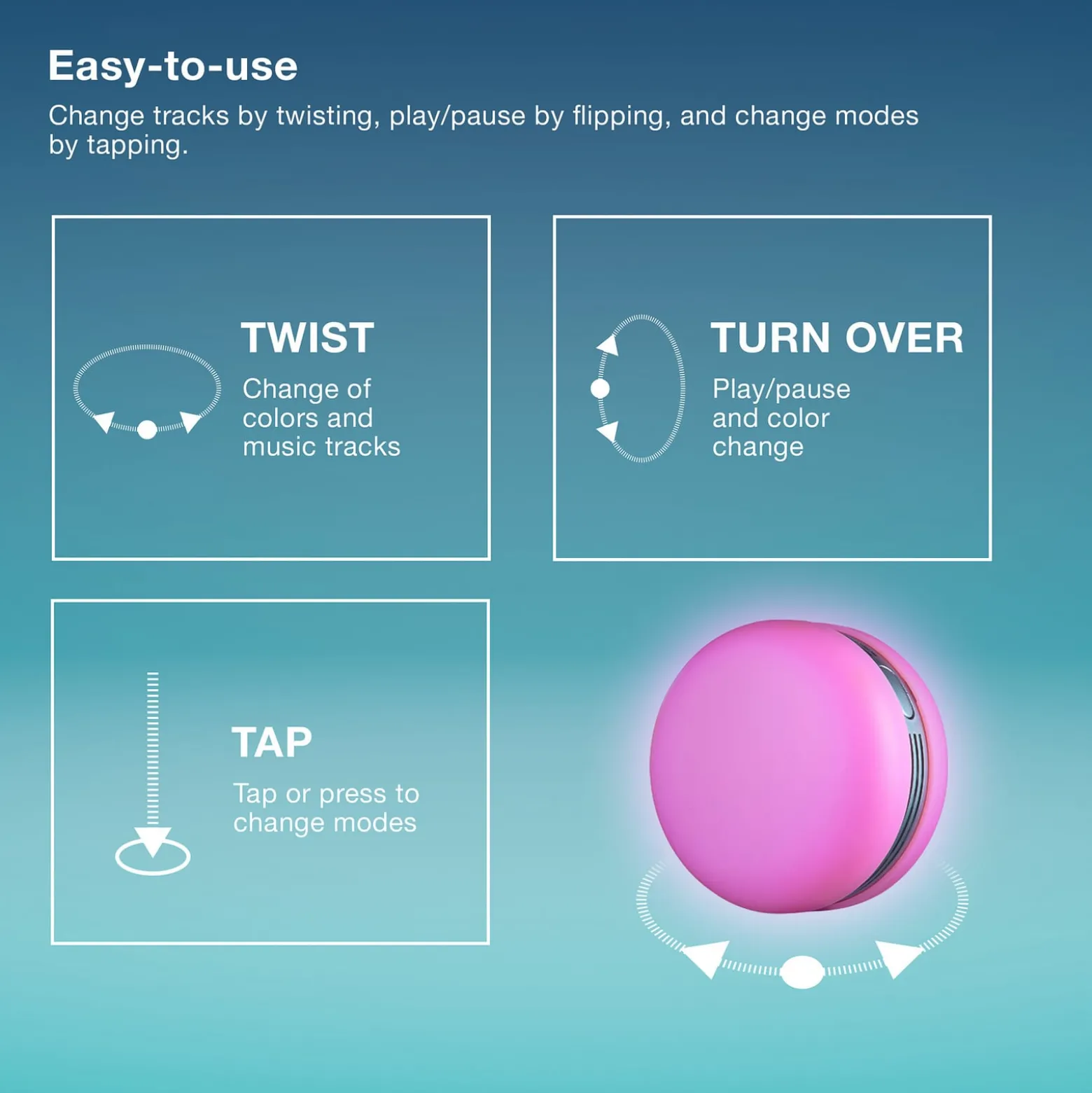 OSRAM SMART+ Bluetooth LED-kaiutin MACARON, oranssi Akku