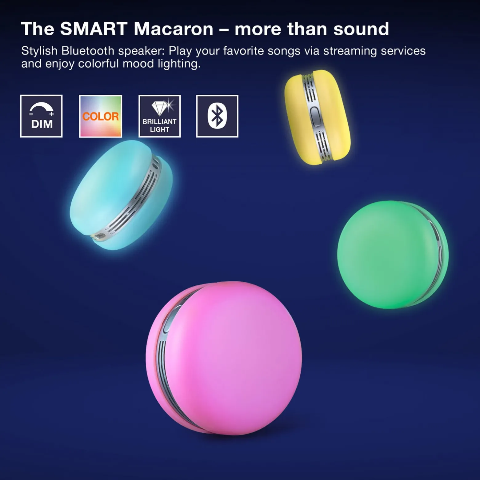 OSRAM SMART+ Bluetooth LED-kaiutin MACARON, vihreä, akku
