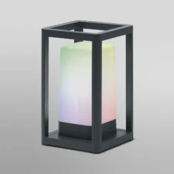 OSRAM SMART+ WiFi LED-akkukäyttöinen pöytälamppu FRAME, tummanharmaa IP44