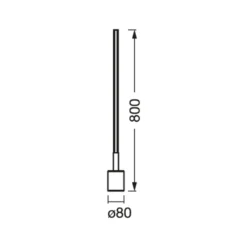 OSRAM SMART+ WiFi LED-lattiavalo CORNER SLIM, musta RGB CCT