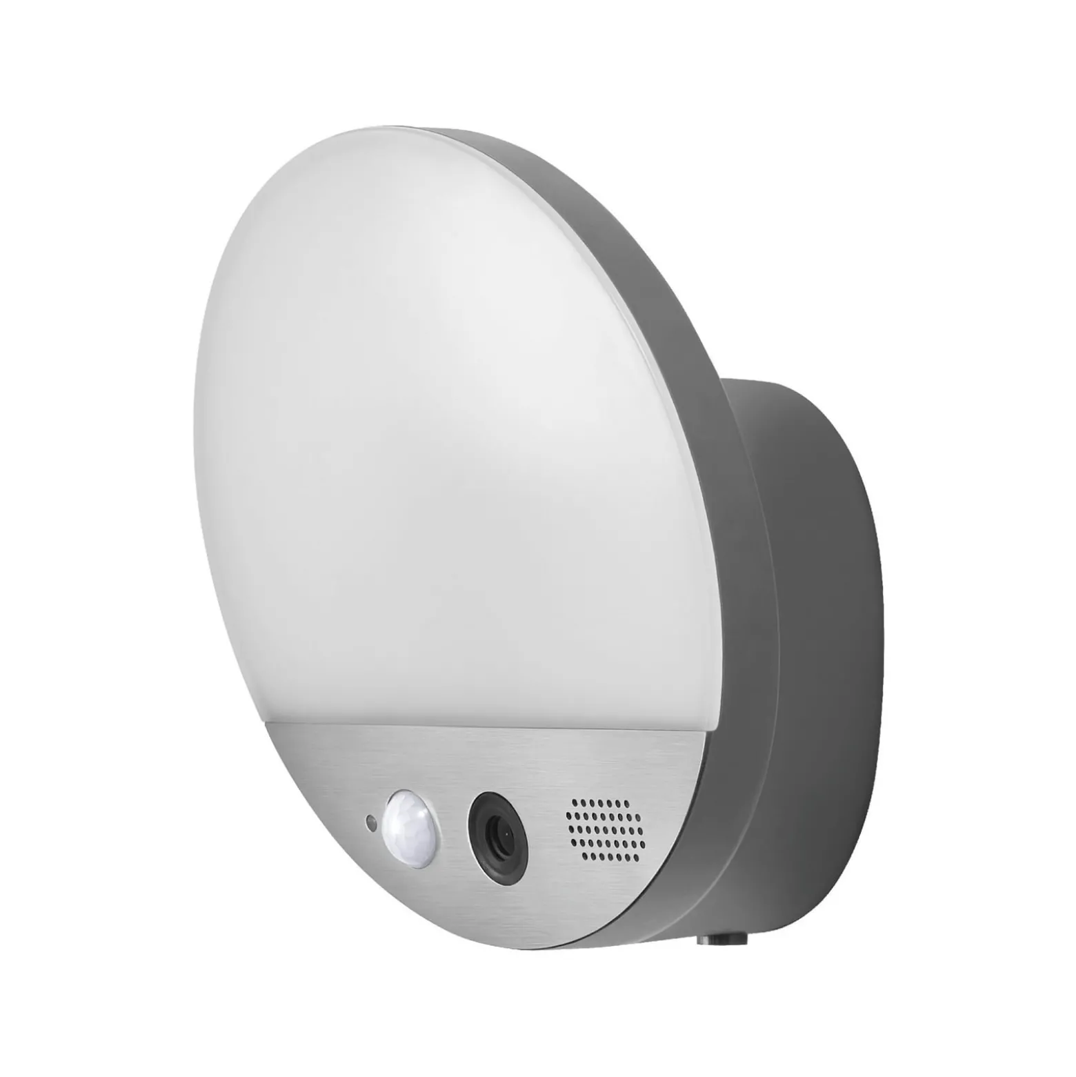 OSRAM SMART+ WiFi ulkoseinälamppu ROUND, kamera, anturi, harmaa