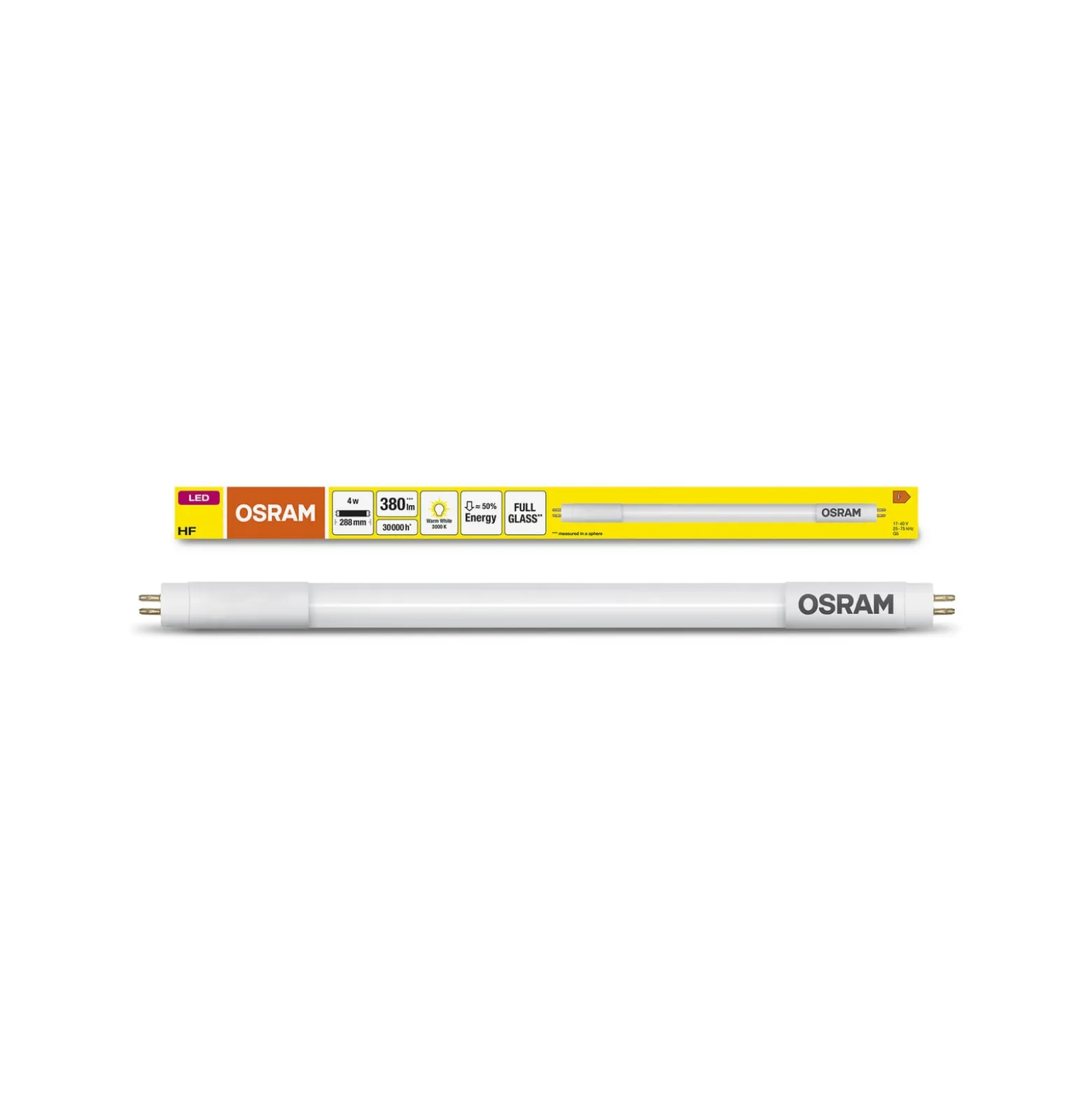 OSRAM SubstiTUBE LED G5 T5 HF L8 28,8cm 4W 830