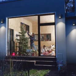 OSRAM ulkoseinälamppu ENDURA CLASSIC CUBE musta metalli IP44