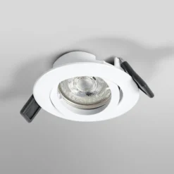 OSRAM-upotettava spotti, Ø 9 cm, valkoinen, metalli, GU10-LED, 2700 K