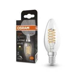 OSRAM Vintage 1906 LED-kynttilä E14 4,8W 827