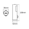 OSRAM yövalo NIGHTLUX TORCH, valkoinen, anturi, paristo IP54