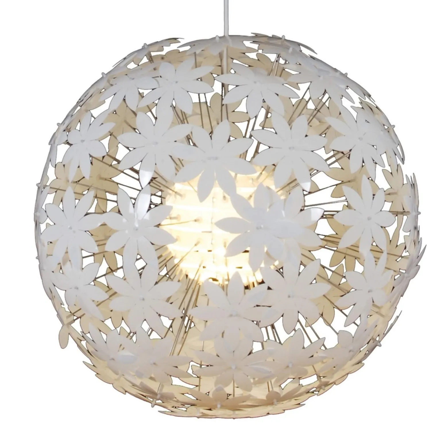 Pallomainen riippuvalaisin YOUNG LIVING valkoinen