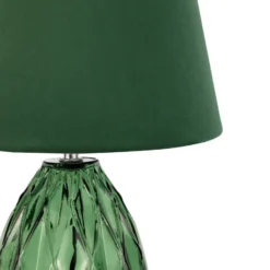 Pauleen Crystal Velvet -pöytävalaisin lasijalalla