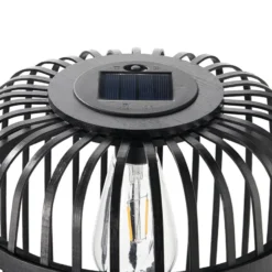 Pauleen LED-aurinkokäyttöinen pöytälamppu SUNSHINE RAY, musta, 25 cm, IP44