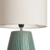 Pauleen-pöytälamppu LOVE IT CLASSY, valkoinen/vihreä, korkeus 36 cm