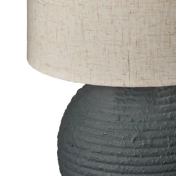 Pauleen-pöytävalaisin PURE BEAUTY, valkoinen/antrasiitti, korkeus 36 cm