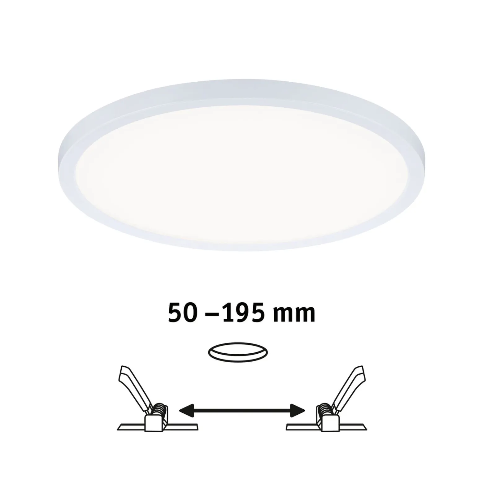Paulmann Areo -paneeli 3stepdim pyöreä 840, 23cm