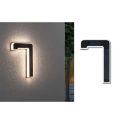 Paulmann aurinkokäyttöinen LED-talonnumero 7
