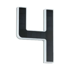 Paulmann aurinkokäyttöinen LED-talonnumero 4