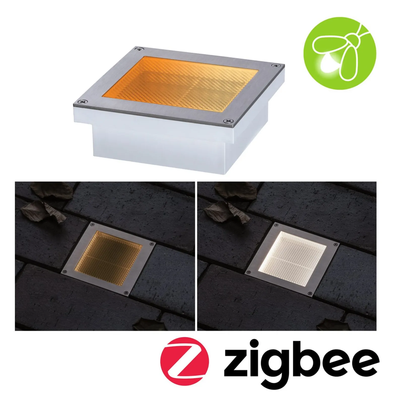 Paulmann Brick LED uppoasennusvalaisin, ZigBee, 10x10 cm