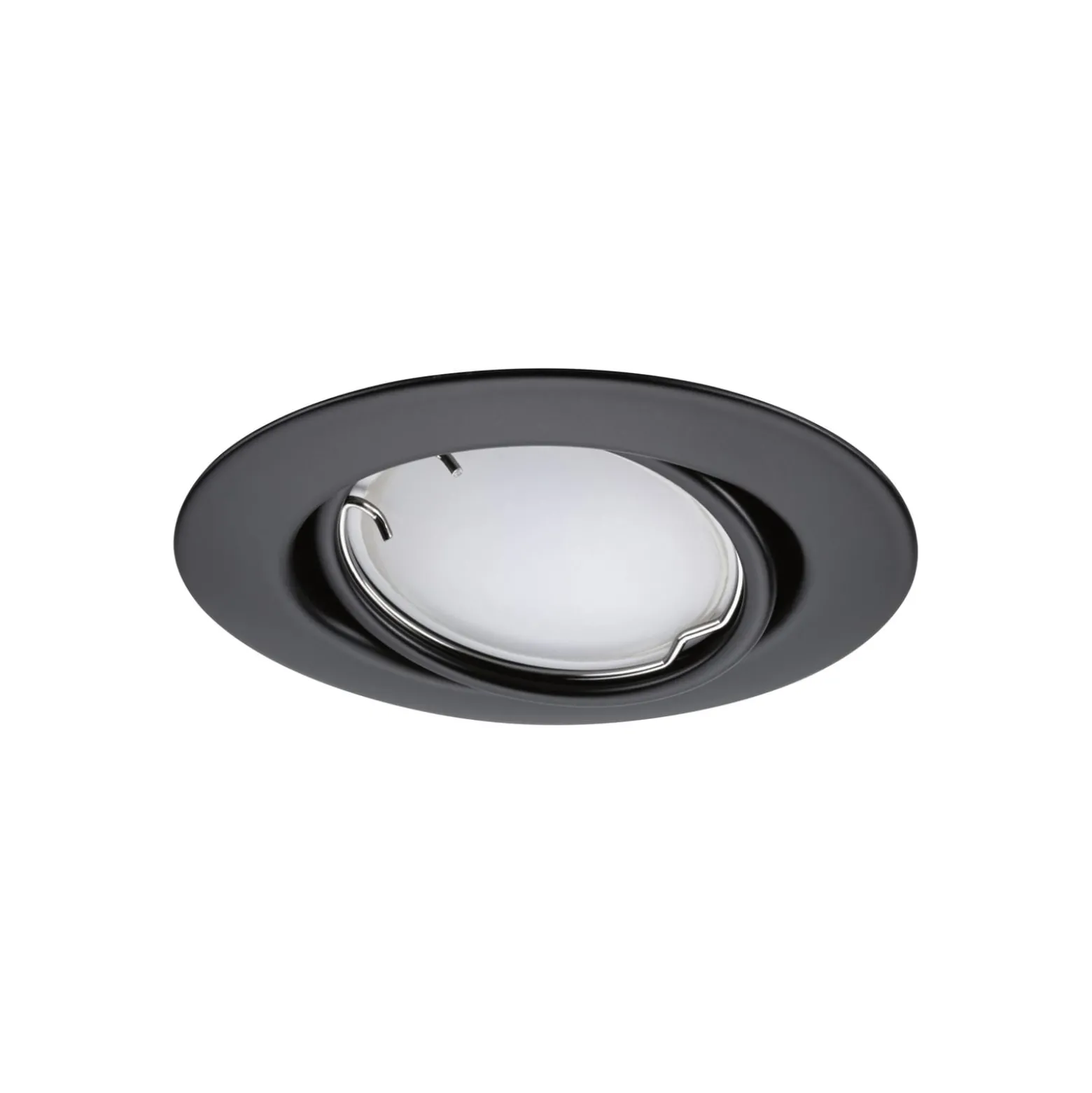Paulmann Coin Base LED upotettu valonheitin musta 3 RGBW ZigBee