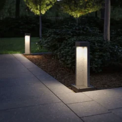 Paulmann Concrea-LED-pollarivalaisin, korkeus 45cm