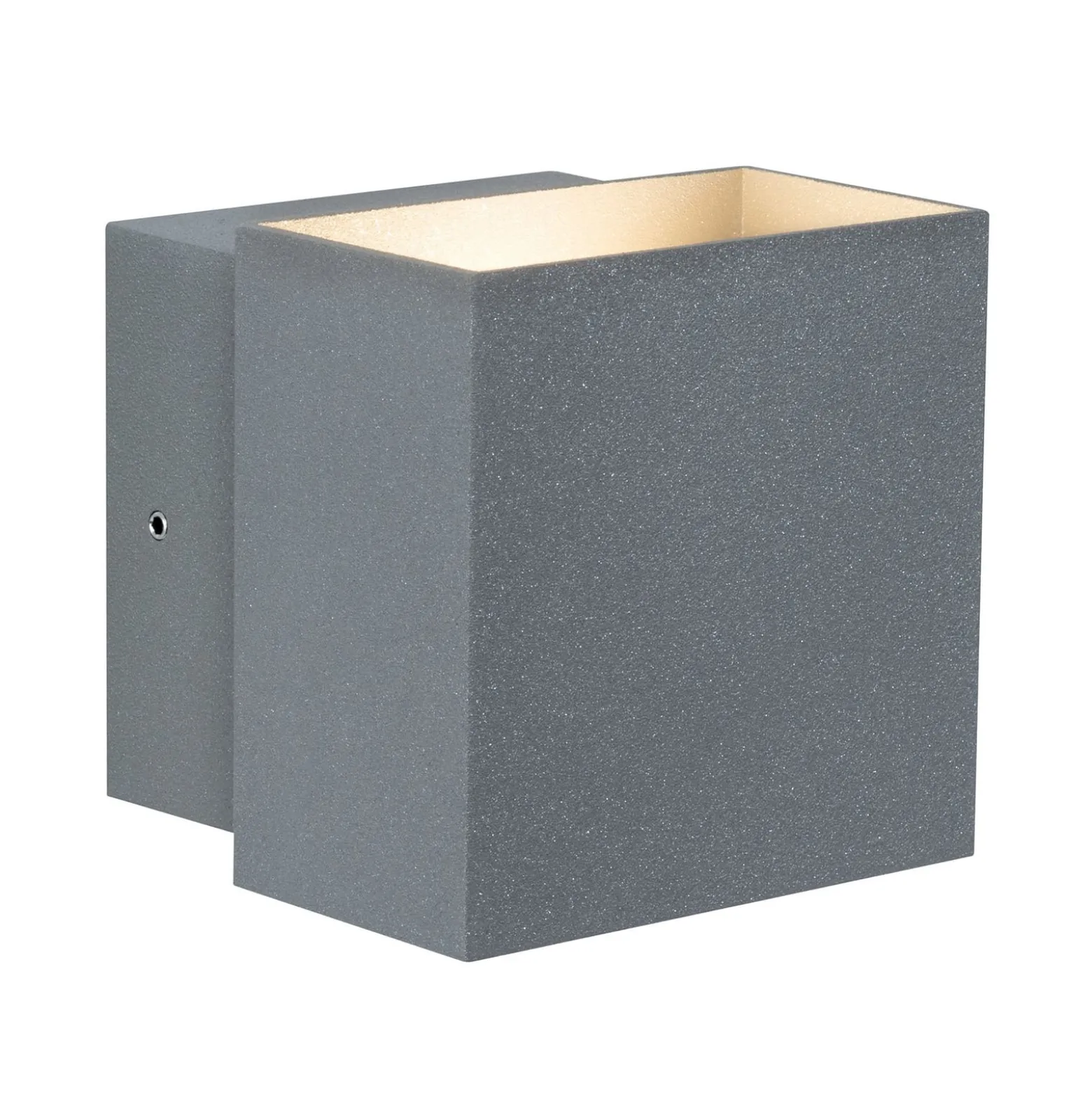 Paulmann Cybo LED-ulkoseinävalaisin, 2700 K, 10x10 cm, harmaa