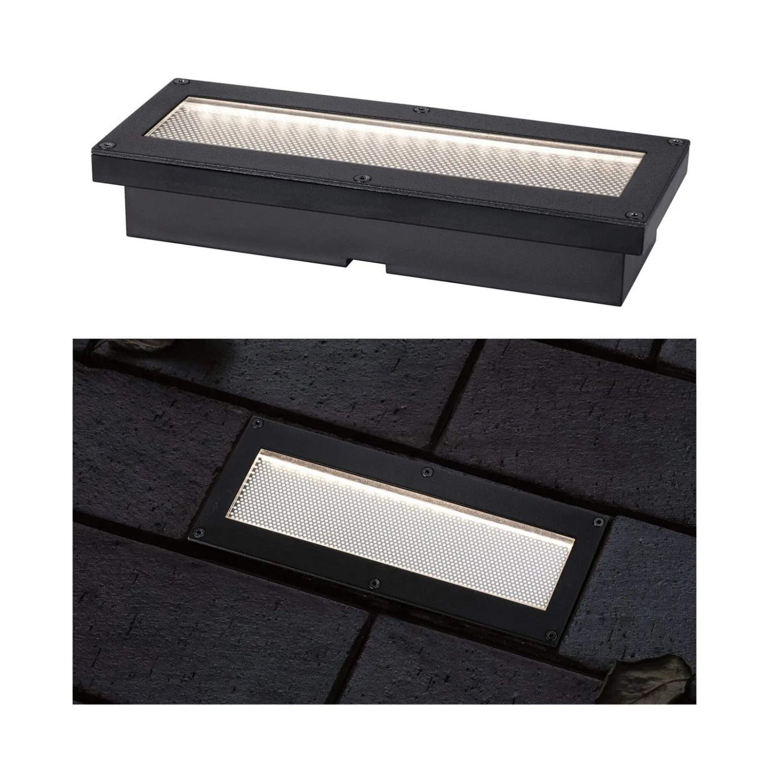 Paulmann Domenic Domenic LED aurinko upotettu lattiavalaisin 20x8cm