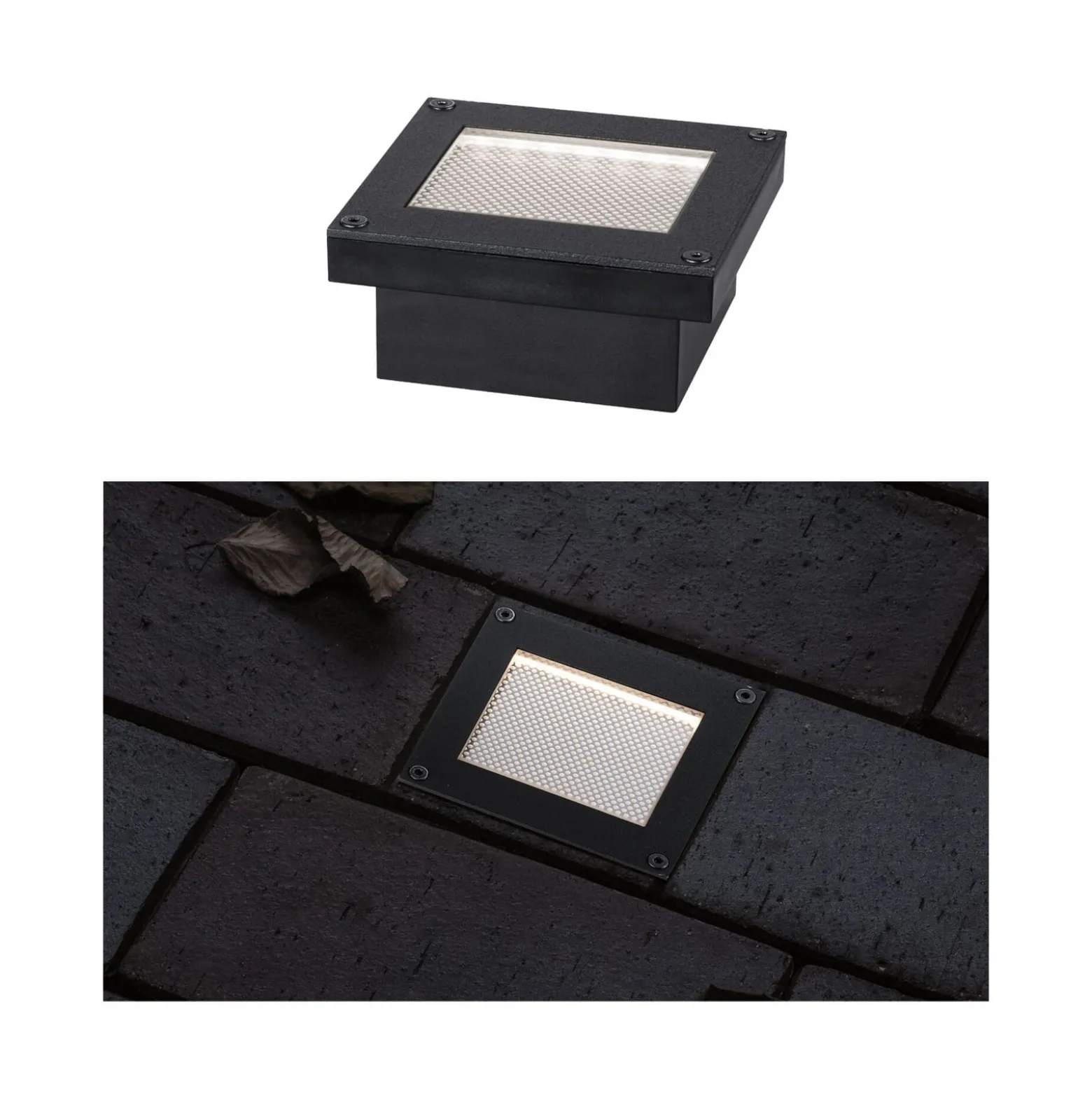 Paulmann Domenic Domenic LED aurinko upotettu lattiavalaisin 8x8cm