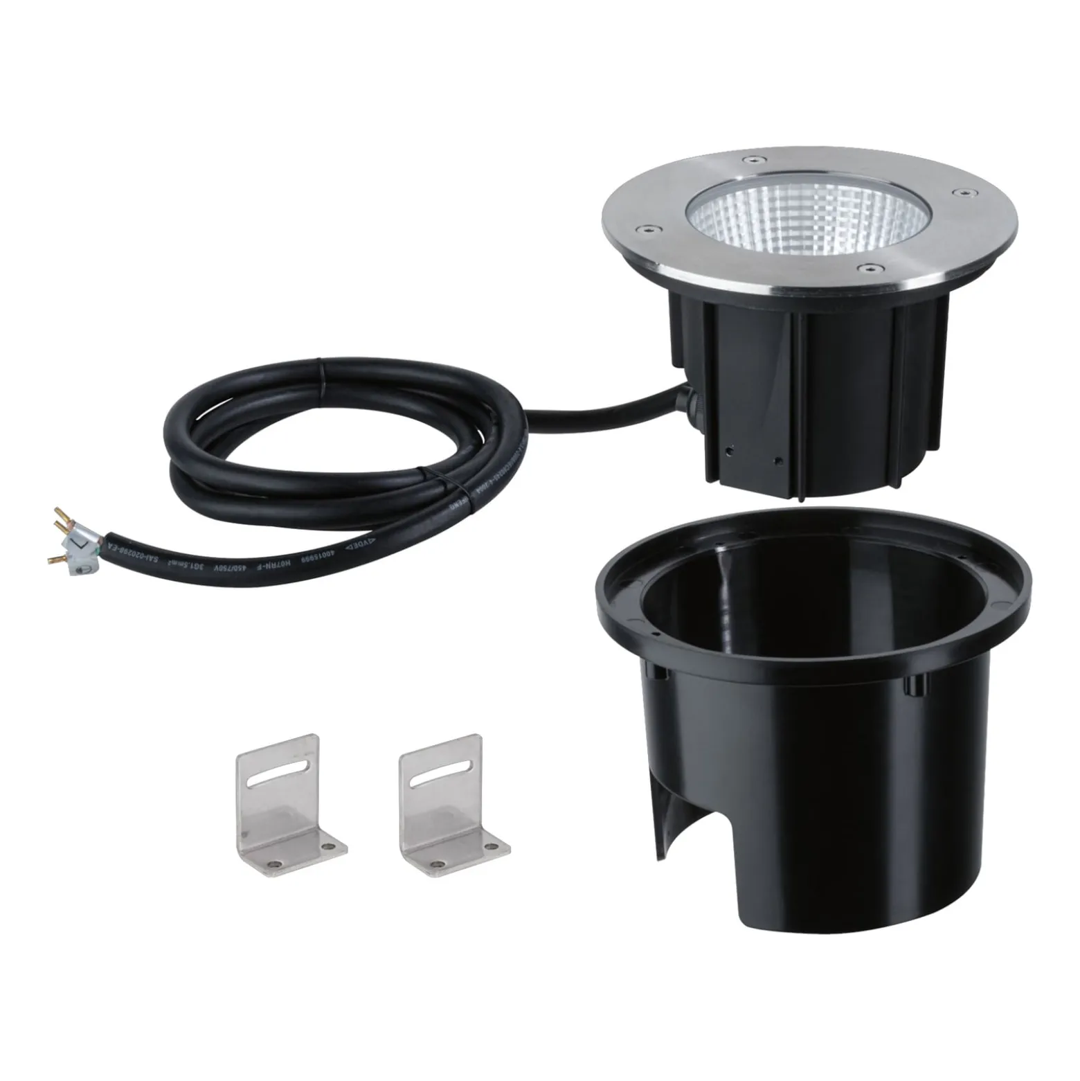Paulmann Durea 140 upotettava LED-lattiavalaisin Ø 15,3 cm