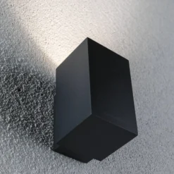 Paulmann Flame-1-lamppuinen 10,3cm antrasitti