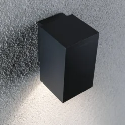 Paulmann Flame-1-lamppuinen 10,3cm antrasitti