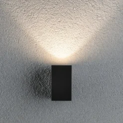 Paulmann Flame-1-lamppuinen 10,3cm antrasitti
