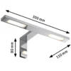 Paulmann Galeria Double Hook -LED-peililamppu