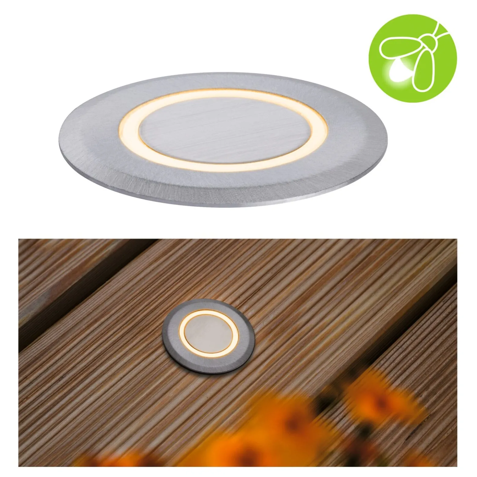 Paulmann Goldlicht LED-uppovalo, 5 cm:n kehys