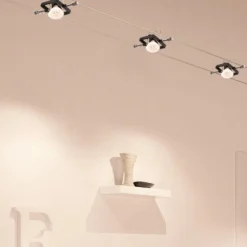 Paulmann GU5,3 -LED-heijastin 6,5W 840 him. musta