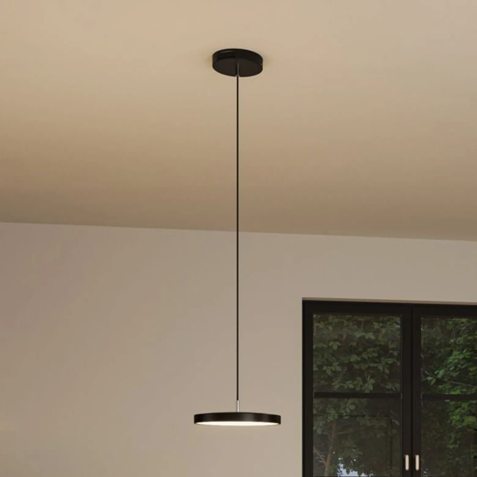 Paulmann Hildor LED-riippuvalaisin, Zigbee, musta
