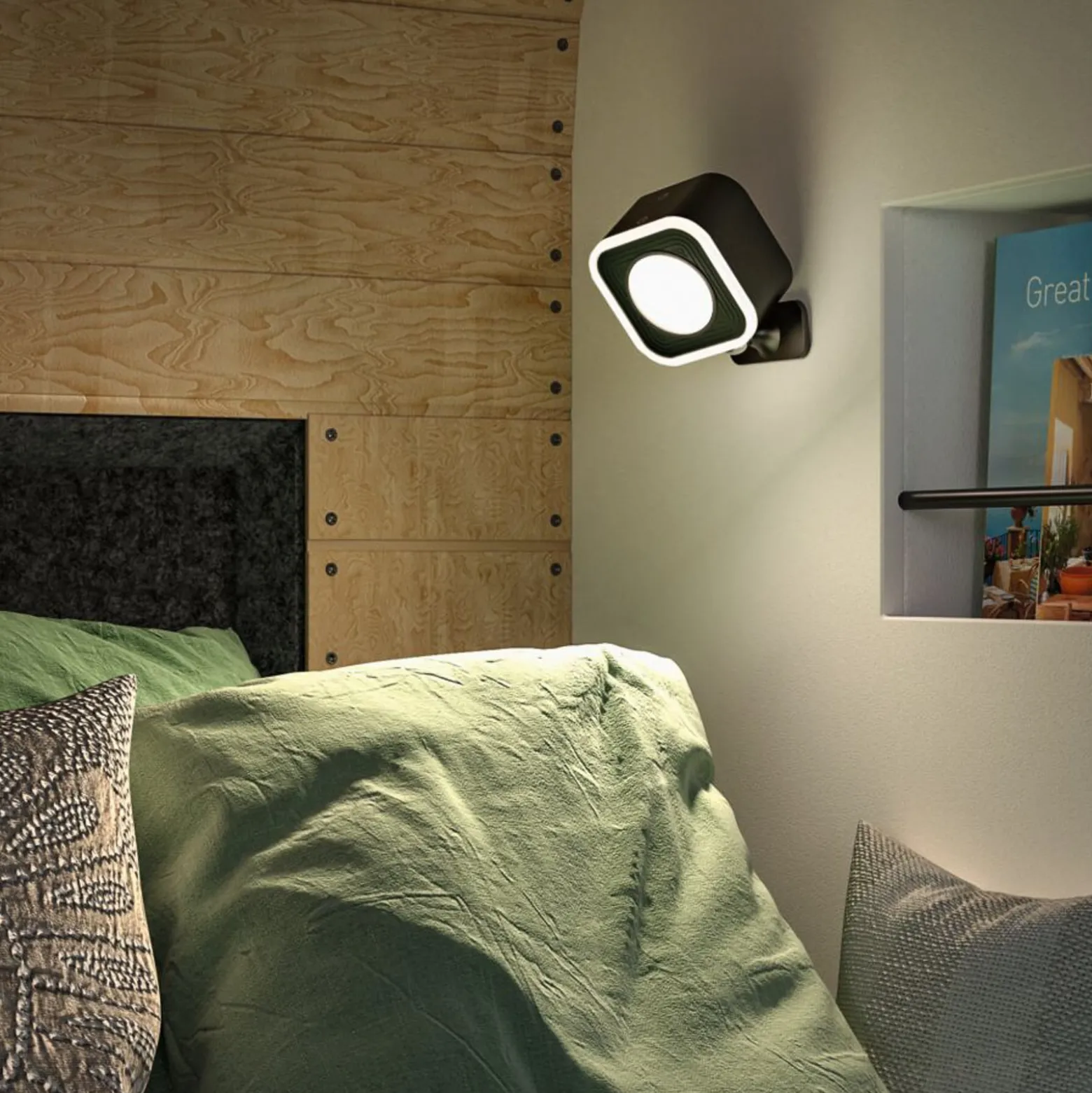 Paulmann LED-akkupöytälamppu Varia, musta, 37 cm himmennettävä CCT