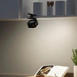 Paulmann LED-akkupöytälamppu Varia, musta, 37 cm himmennettävä CCT