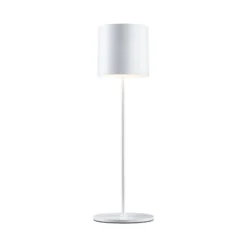 Paulmann LED-akkupöytävalaisin Tuni, valkoinen, muovi, IP44