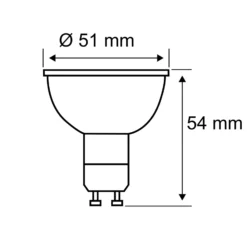 Paulmann-LED-heljastin GU10 7W 2 700 K musta