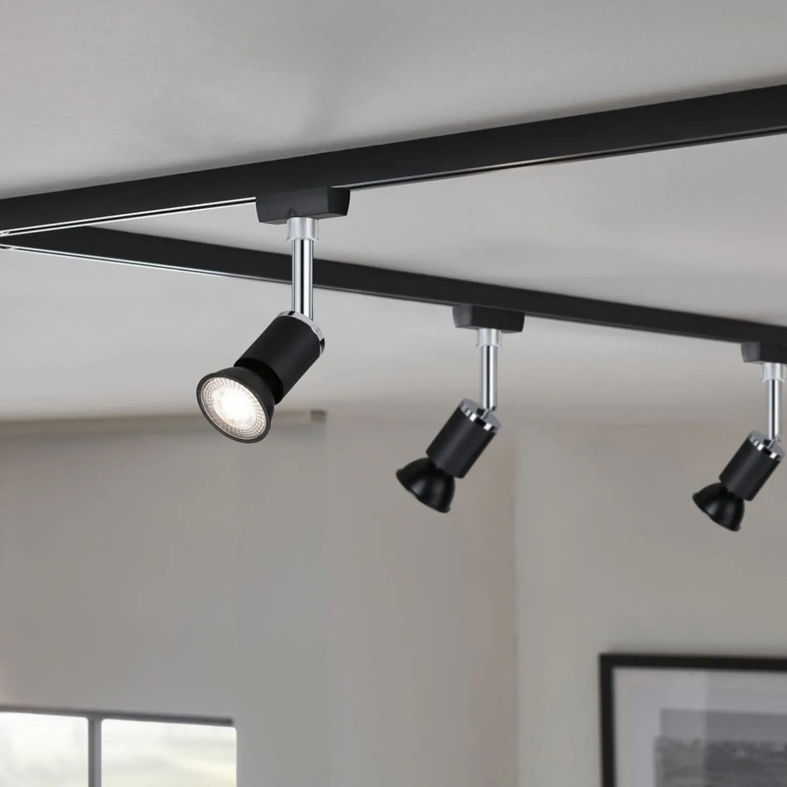 Paulmann-LED-heljastin GU10 7W 2 700 K musta