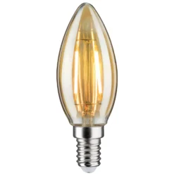 Paulmann LED-kynttilävalaisin E14 2W 1,900K kulta DC 24V DC 24V