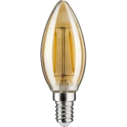 Paulmann LED-kynttilävalaisin E14 2W 1,900K kulta DC 24V DC 24V