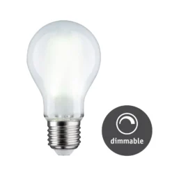 Paulmann-LED-lamppu E27 9W 6 500K matta, himmennys