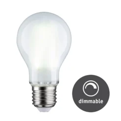 Paulmann-LED-lamppu E27 9W 6 500K matta, himmennys