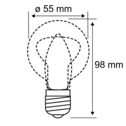 Paulmann LED-lamppu hehkulamppu E27 4W 2200 K
