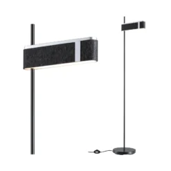 Paulmann LED-lattiavalaisin Jagun, antrasiitti, huopa, 3-portainen