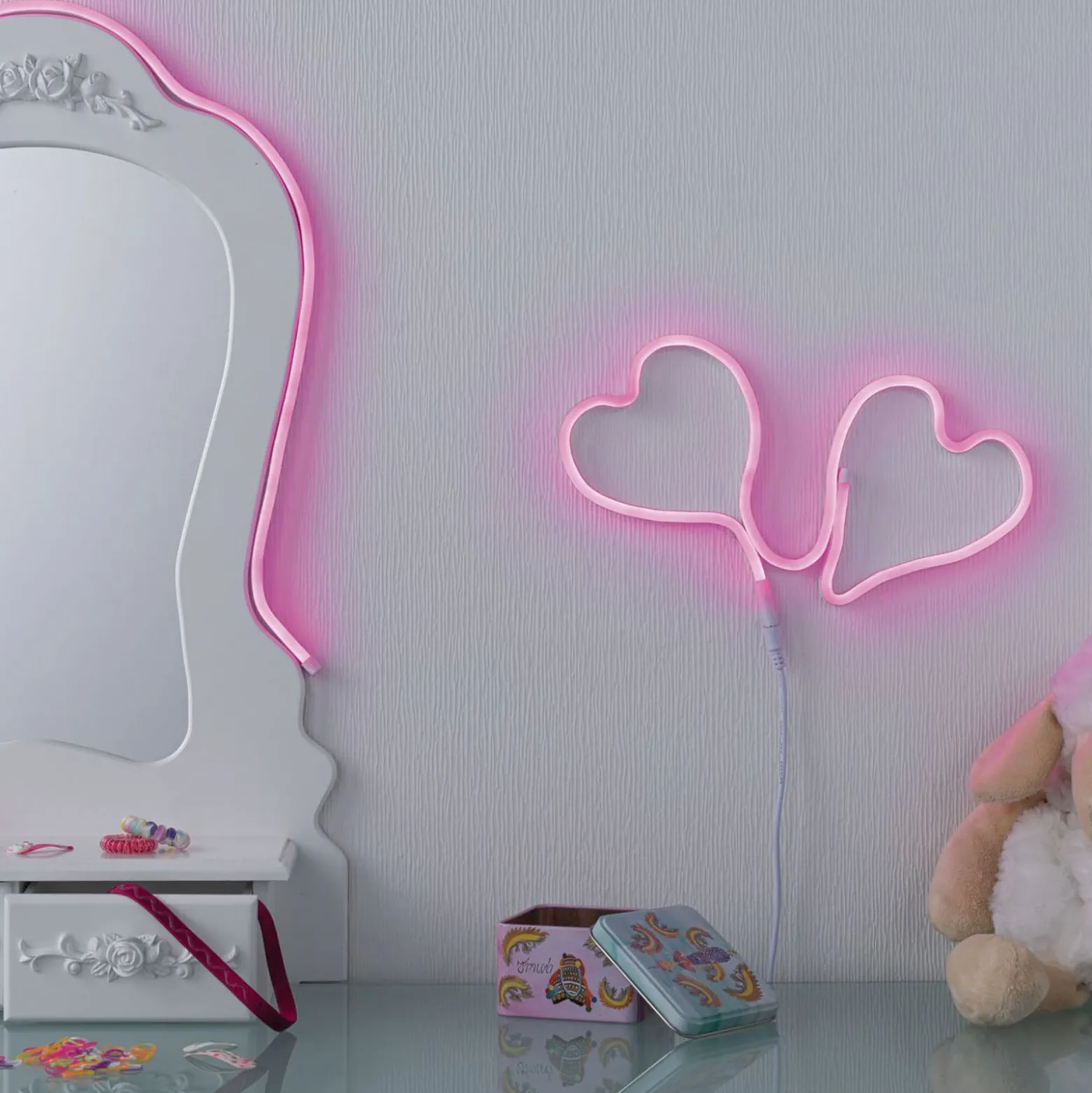 Paulmann LED-nauha Neon Colorflex USB 1 m pinkki