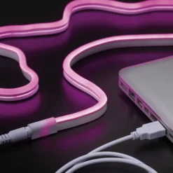 Paulmann LED-nauha Neon Colorflex USB 1 m pinkki