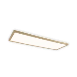Paulmann LED-paneeli Atria Shine 58 cm, puu, IP44, 3000 K, päälle/pois